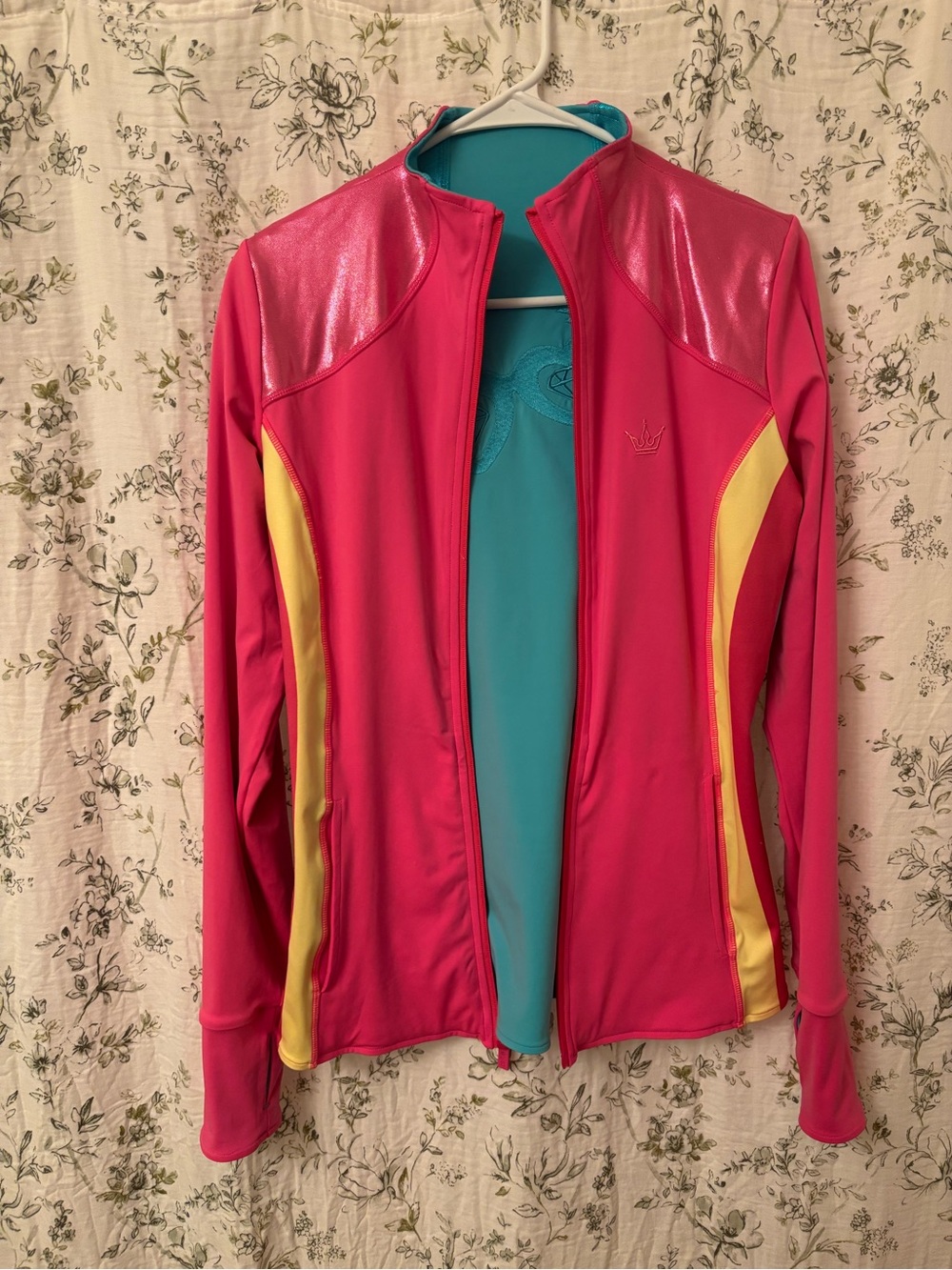 Barbra Girl Crowned Athletics Jacket Small